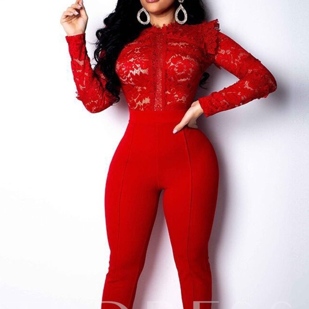 Red Jumpsuit NWT